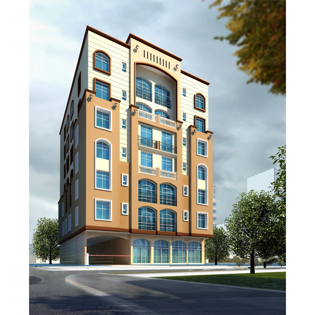 B + G + 6 typicals + Roof