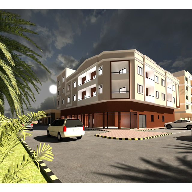 PROPOSED BUILDING ( G + 2 TYP + Roof )