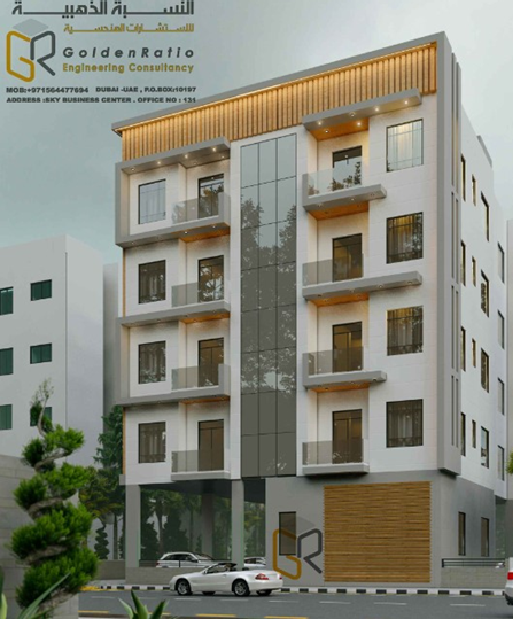 G + 4 + Roof Residential Building